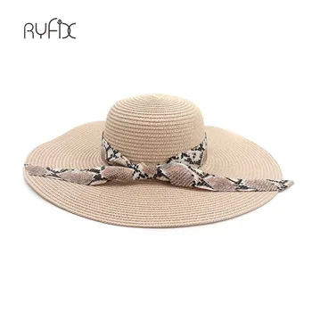 vara pălărie de paie pentru femei big margine largă plajă pălărie pălărie de soare bloc de soare UV protectie pălărie panama HA179