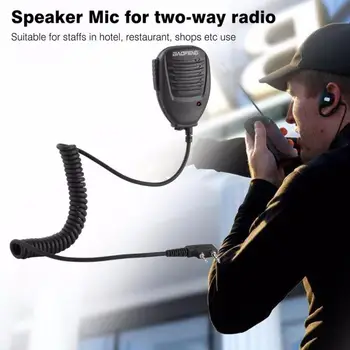 Walkie Talkie Mână Microfonul Radio Portabil Difuzor Microfon PTT Pentru Walkie Talkie BF-888S UV-82 UV-5R UV-5RPro H7 H9 100% Baofeng