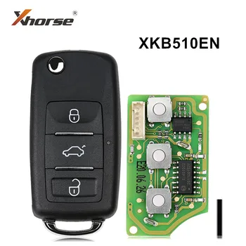 Xhorse 3 Butoane XKB510EN Impermeabil Universal Telecomanda Cheie Tip B5 Versiunea în limba engleză pentru VVDI/VVDI2 Mini Instrument-Cheie