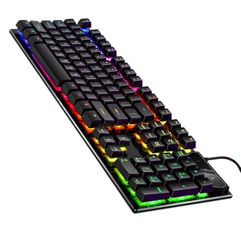 YINDIAO V4 Gaming Keyboard Tastatură Mecanică USB cu Fir Tastatură cu iluminare din spate 104 Taste Pentru PC Laptop De Diferite Mărci
