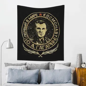 Yuri Gagarin Epocă Tapiserie de pe Perete Hippie Tapiserie de Perete URSS Cosmonaut Sovietic Uniunii CCCP INS Perete Pătură Cameră Decor
