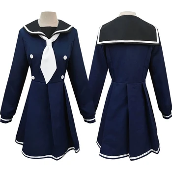 ZOMBIE LAND SAGA Konno Junko JK Uniformă Școlară Costum de Marinar Rochie Costum Cosplay Anime Costume femei rochie uniformă